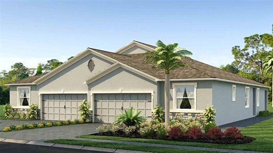 New construction Single-Family house 3327 Shady Sunrise Loop, Plant City, FL 33565 Siesta- photo 0