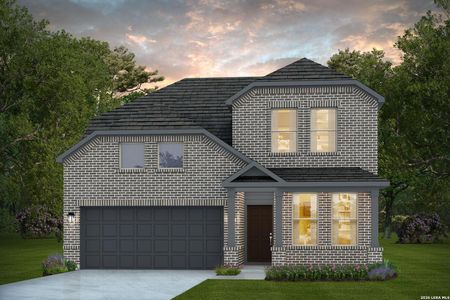 New construction Single-Family house 12441 Dime Box, San Antonio, TX 78253 plan Hunter - image