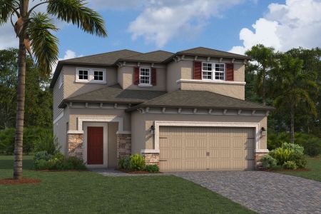 New construction Single-Family house 2584 Sunny Pebble Lp, Zephyrhills, FL 33540 Miralles- photo 0 0