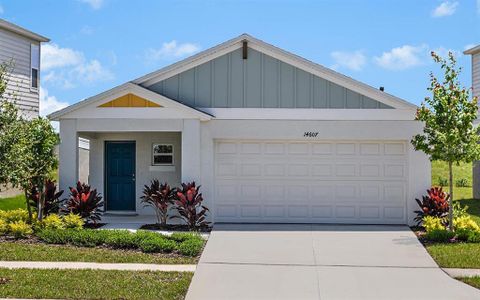 New construction Single-Family house 7725 Twin Leaf Terrace, Parrish, FL 34219 Magenta- photo 0