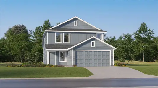 New construction Single-Family house 257 Kings Row Ln, Jarrell, TX 76537 plan Morrow  - image
