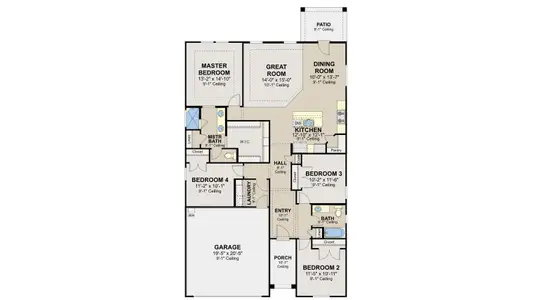 New construction Single-Family house 216 Missouri Primrose Ln, San Marcos, TX 78666 plan Valencia - image