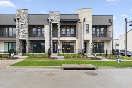 New construction Townhouse house 1231 Doris May Dr, Allen, TX 75013 Johnson- photo 0