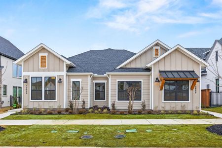 New construction Townhouse house 13667 Rollingwood Ln, Frisco, TX 75033 Ainsley- photo 0