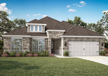 New construction Single-Family house 10534 Sutter Creek Dr, Iowa Colony, TX 77583 plan Elm - image
