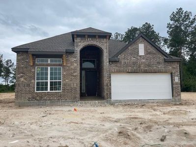 New construction Single-Family house 405 Emory Peak Lane, New Caney, TX 77357 Lynnbrook- photo 0