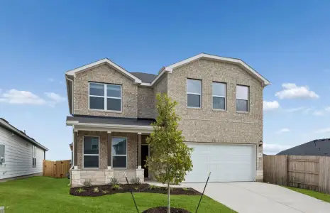 New construction Single-Family house 645 Rubber Tree Wy, Buda, TX 78610 plan Enloe - image
