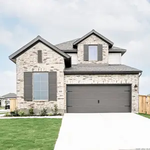New construction Single-Family house 5001 Obispo Cir, Schertz, TX 78124 plan 2370W - image