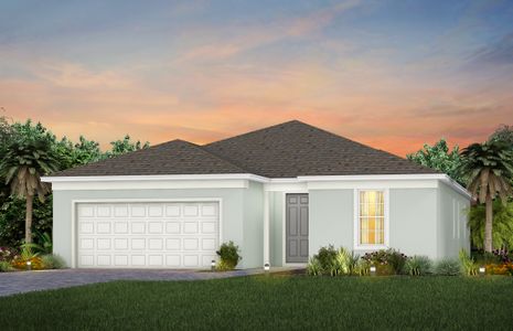 New construction Single-Family house 14179 Sw Incarnadine Ln, Port St. Lucie, FL 34987 plan Mystique - image