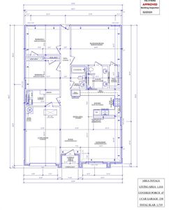 Floor plan of the home being built