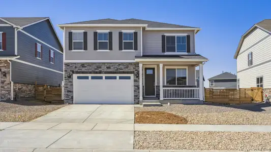New construction Single-Family house 14012 Alpine Phlox Ln, Parker, CO 80134 plan Bridgeport - image