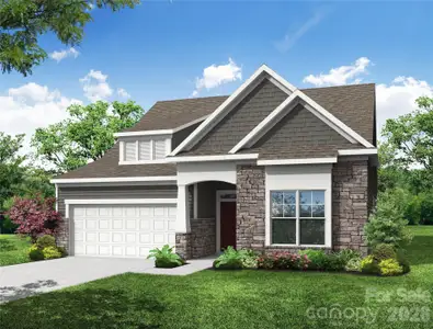 New construction Single-Family house 3021 Bent Willow Dr, Indian Trail, NC 28079 plan Wescott - image