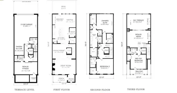 New construction Townhouse house 584 Brashy St, Woodstock, GA 30188 - image