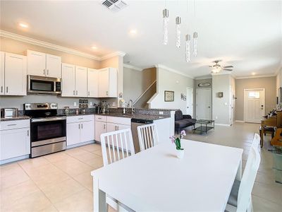 Kitchen and dining area