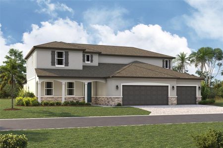 New construction Single-Family house 7333 Ridge Escape Wy, Parrish, FL 34219 plan Harbor XL - image