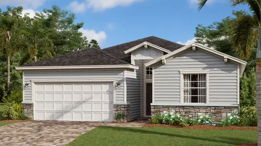 New construction Single-Family house 260 Manistique Ave, St. Augustine, FL 32092 plan Trevi - image