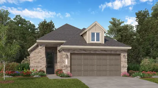 New construction Single-Family house 18184 Trepito Ave, New Caney, TX 77357 Addison- photo 0