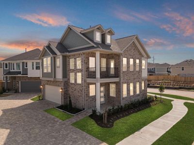 New construction Single-Family house 1302 Shaded Rock Dr, Missouri City, TX 77459 plan Riverdale - Courtyard Collection - image