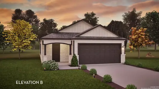New construction Single-Family house 6609 Cibolo Spgs, Converse, TX 78109 Oak- photo 0