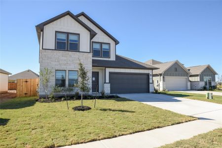 New construction Single-Family house 156 Ayres Horn, Cedar Creek, TX 78612 plan Martin - image