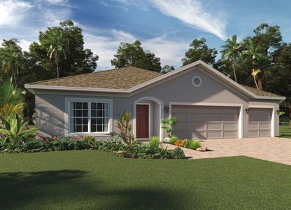 New construction Single-Family house 2085 Rock Maple Bnd, Kissimmee, FL 34746 Kensington Flex- photo 0