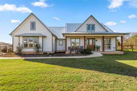 New construction Single-Family house 1434 Antioch Rd, Paige, TX 78659 - image