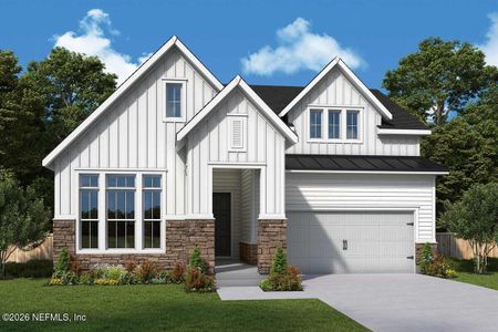 New construction Single-Family house 5796 Canopy Row St, Jacksonville, FL 32224 plan The Brightman - image