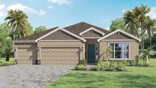 New construction Single-Family house 3461 Stormy Rd, Titusville, FL 32780 plan Redbud - image