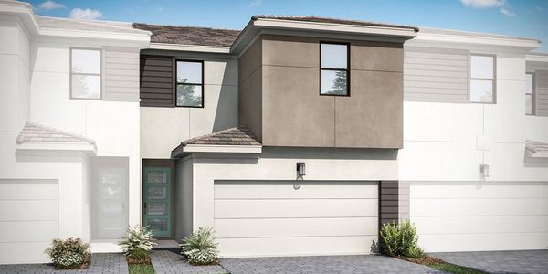 New construction Townhouse house 10014 Sw Torquay Dr, Port St. Lucie, FL 34987 plan Ashton - image