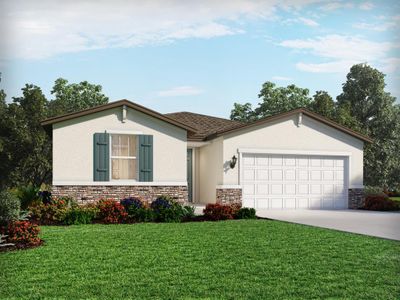 New construction Single-Family house 1631 Coolridge Pl, Zephyrhills, FL 33541 plan Essex - image