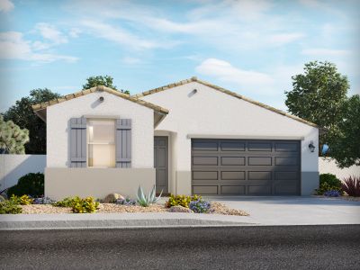 New construction Single-Family house 3775 Patriot Wy, Florence, AZ 85132 plan Holly - image