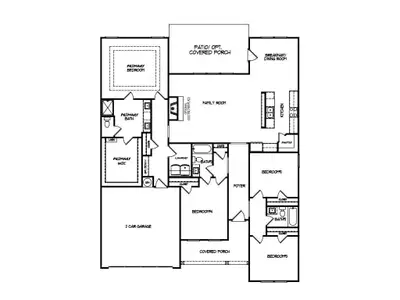 New construction Single-Family house 70 Purackal Ln, Statham, GA 30666 plan The Serenity - image 4
