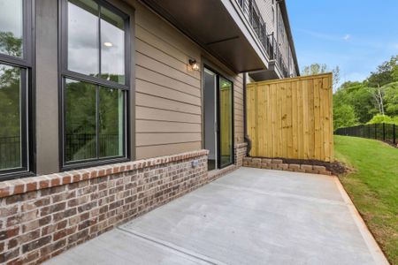 New construction Townhouse house 3615 Belle Fields Xing, Suwanee, GA 30024 plan The Flint - image 2