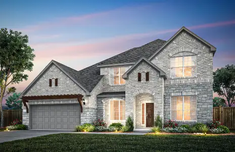 New construction Single-Family house 2905 Zuni Path, Leander, TX 78641 plan Lawson - image