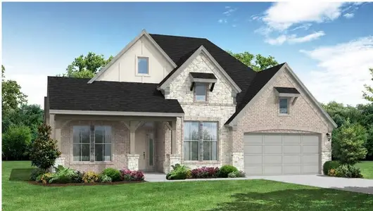 New construction Single-Family house 1622 Leona Ln, Todd Mission, TX 77316 plan Lindsay - image