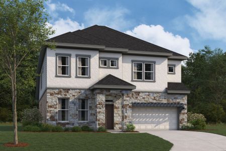 New construction Single-Family house 3824 Fulton Drive, Leander, TX 78641 Bonnell II- photo 0