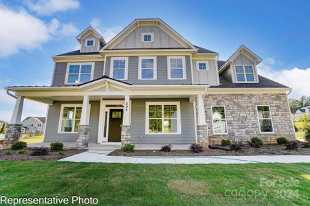 New construction Single-Family house 1751 Post Court, Unit Lot 515, Gastonia, NC 28054 Roanoke- photo 0