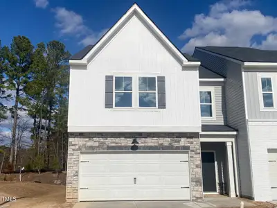 New construction Townhouse house 5000 Cambrey Dr, Unit 1, Durham, NC 27703 Prescott Homeplan- photo 0