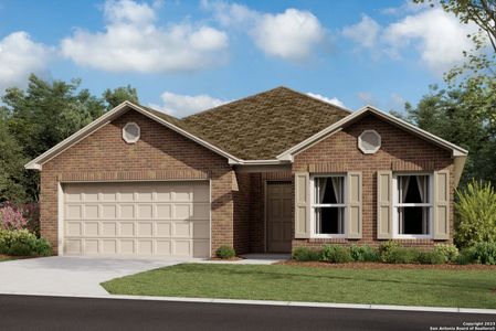 New construction Single-Family house 19918 Wyatt Earp Way, Lytle, TX 78052 - photo 0