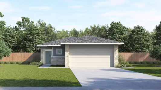 New construction Single-Family house 12914 Cattle Rustler Rd, Mustang Ridge, TX 78610 - image
