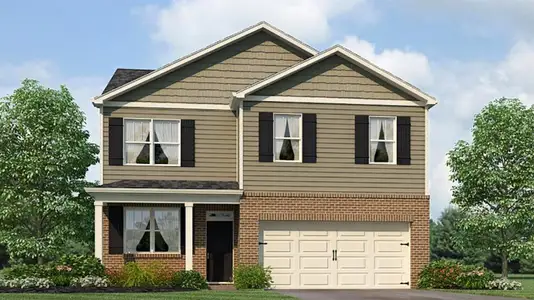 New construction Single-Family house 518 Oak View Ln, Dallas, GA 30157 plan Belhaven - image