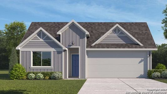 New construction Single-Family house 1674 Ruben Drive, New Braunfels, TX 78130  The Gaven- photo 0