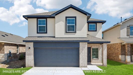 New construction Single-Family house 2313 Bronc Buster Wy, Leander, TX 78641 plan The Emma - image