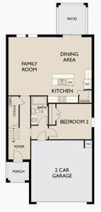 1st Floorplan - Photo is a Rendering.  Please contact On-Site for any questions or information.