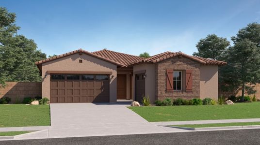 New construction Single-Family house 15024 W Desert Hollow Dr, Surprise, AZ 85387 plan Trillium Plan 4585 - image