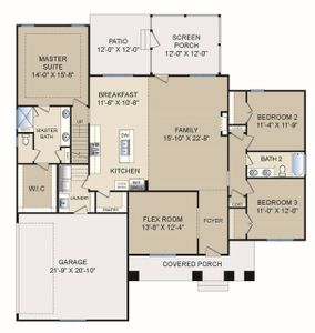 New construction Single-Family house 30 Kettle Creek Dr, Zebulon, NC 27597 plan Jasmine - image 3