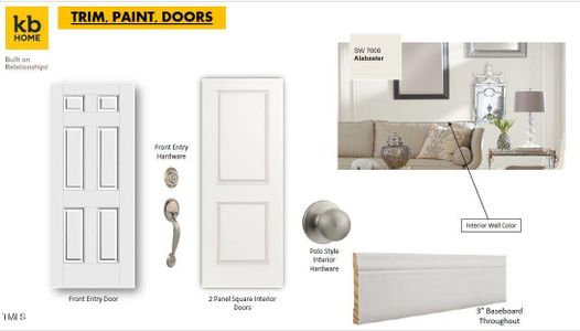 Trim, doors, paint selection