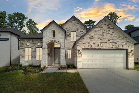 New construction Single-Family house 3013 Mesquite Pod Trail, Conroe, TX 77301 Plan 657- photo 0