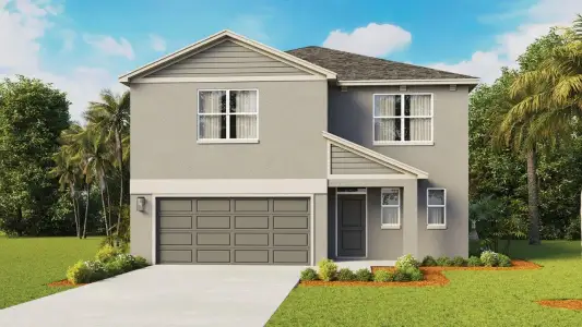 New construction Single-Family house 2463 Aveeno Ave, Haines City, FL 33844 plan Grandcourt - image