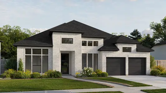 New construction Single-Family house 1937 Roundtree Cir W, Aledo, TX 76008 plan 503A - image